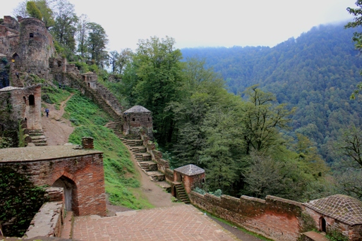 مصالح استفاده شده در قلعه رودخان